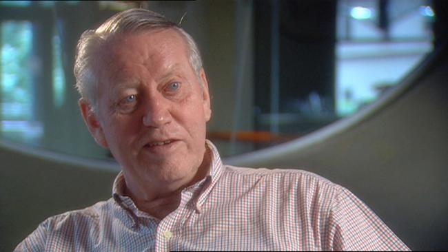 Philanthropist Chuck Feeney appearing on the ABC's Australian Story in 2006.