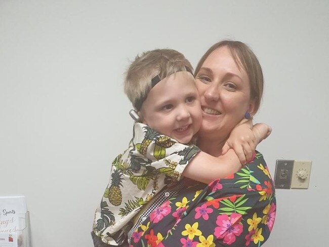 Ballina mum Fiona Siviour with four year old son Oliver.