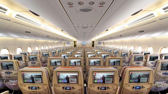 Emirates is known for its entertainment system and wide variety of movies.