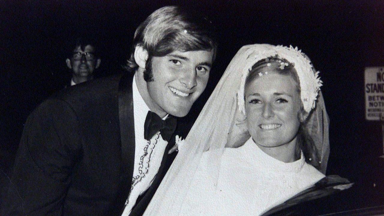 Chris and Lyn Dawson on their wedding day.