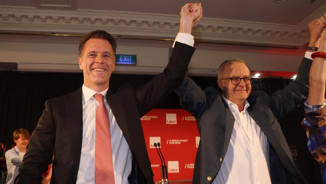 Labor now lead rule all state and territory governments except for Tasmania. Picture: NCA NewsWire / David Swift