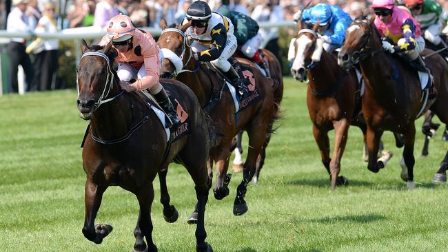 Black Caviar won the Lightning Stakes three times among her 15 Group 1 victories.