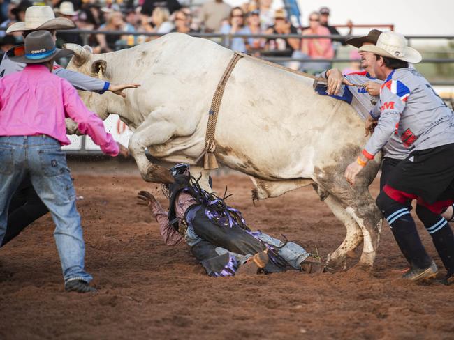 All the action at the sold-out 50th iteration of the Noonamah Tavern and Rodeo. Picture: Pema Tamang Pakhrin