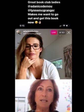 She created an online live book club with Lynne McGranger.