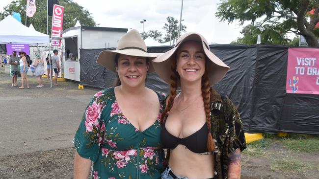 Bec and Claire Bailey at CMC Rocks 2024. Picture: Aaron Goodwin