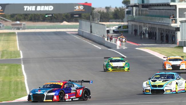 1Australian GT championship cars practice at The Bend Motorsport park, Tailem Bend last month. Picture: Tait Schmaal