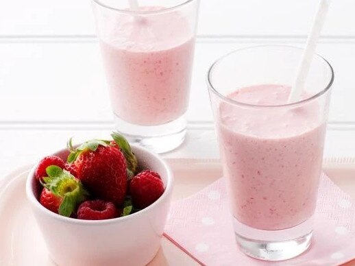 Red berry smoothie.