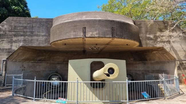 See a WWIIgun emplacement up close at Darwin Military Museum. Picture: Kirrily Schwarz