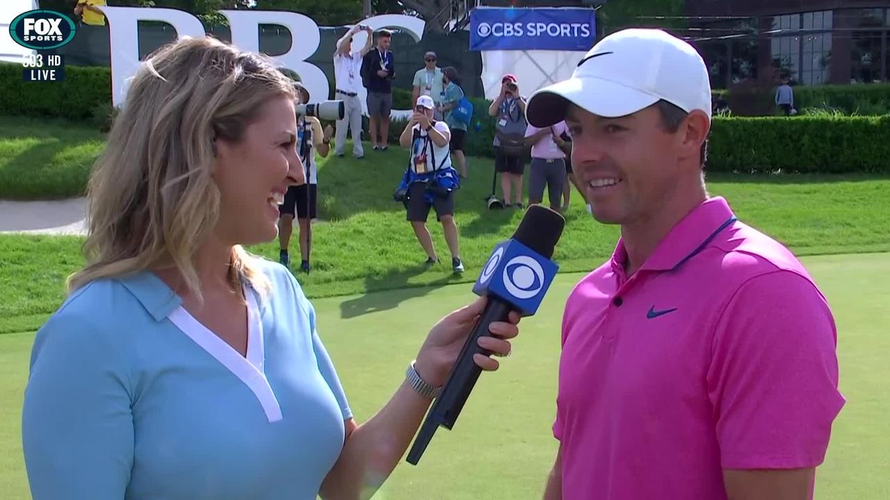 Rory McIlroy i npost round itnrerview