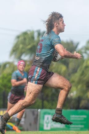 Zachary Carroll Mackay Cutters vs Townsville Blackhawks Cyril Connell Saturday 22 February 2025 Picture:Michaela Harlow