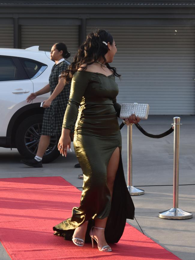 Breanna Tiata at the 2021 Bundamba State Secondary College year 12 formal, Ipswich Turf Club 17th of November 2021. Picture: Jessica Baker
