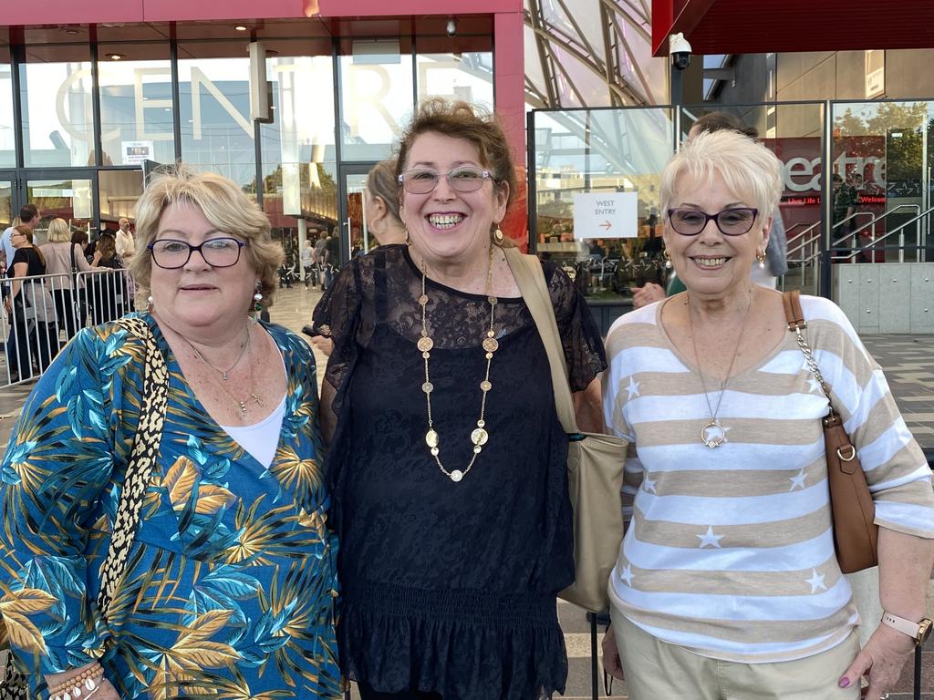 Rod Stewart and Cyndi Lauper fans outside the Adelaide Entertainment Centre. Picture: Agnes Gichuhi