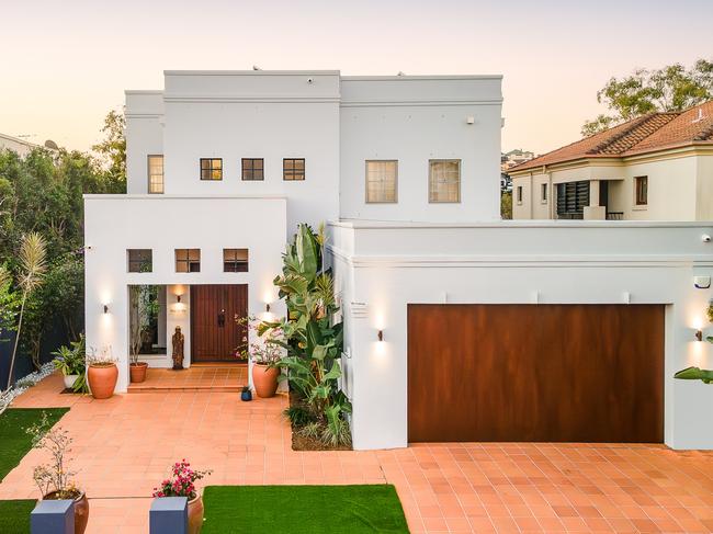 Buyers will be captivated by the commanding facade at 38 Portside Place, Bulimba