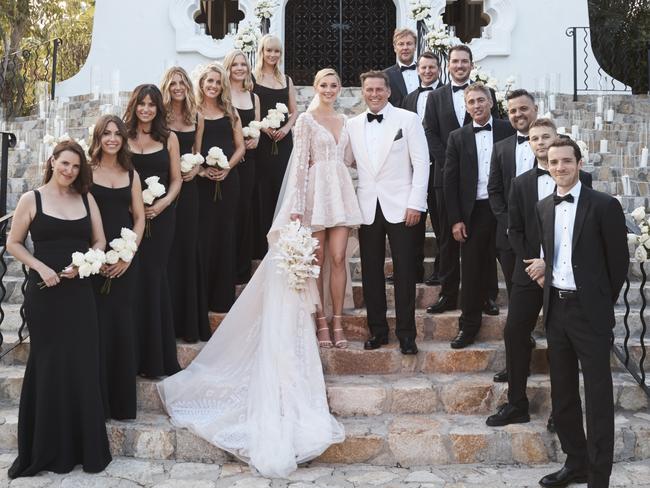 Despite being billed as the “celebrity wedding of the year” many of the guests at Karl Stefanovic and Jasmine Yarbrough’s Mexican do were in fact “hodgepodge assembly”.