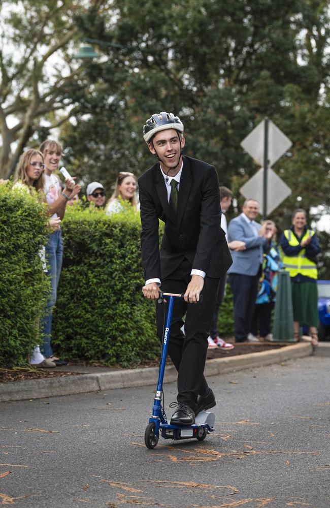 Graduate Isaac Jones at Toowoomba Christian College formal at Picnic Point, Friday, November 29, 2024. Picture: Kevin Farmer