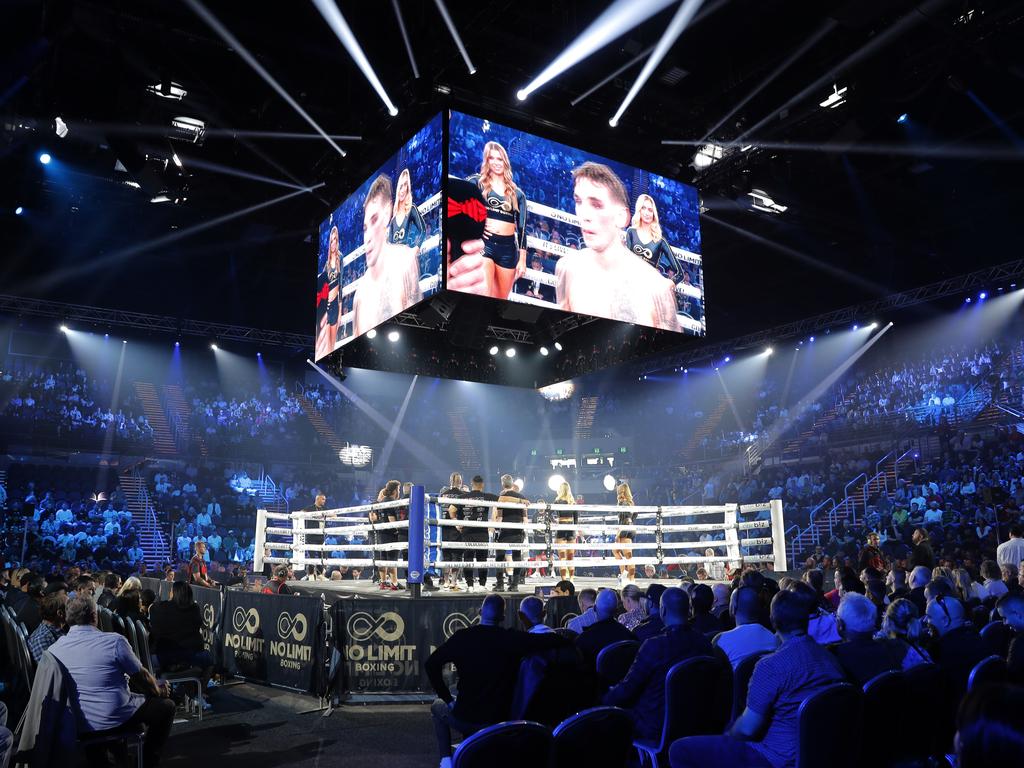 Atmosphere ahead of the Tim Tszyu vs Carlos Ocampo Interim WBO Super Welterweight World title contest at the Convention Centre in Broadbeach. Photo: Regi Varghese