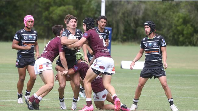 Dylan Watkins playing for Tweed Seagulls – he shone for PBC SHS on Wednesday.