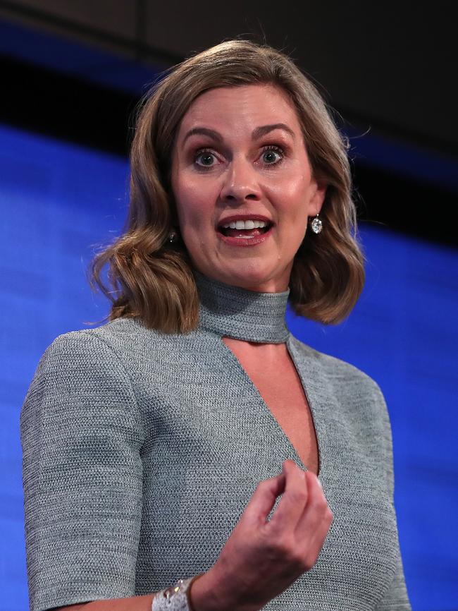 Australia's eSafety Commissioner Julie Inman Grant addressing the National Press Club in Canberra. Picture: Supplied