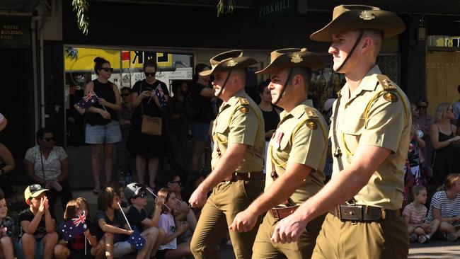 There will be several dawn services and Anzac Day parades across the NT. Picture: (A)manda Parkinson