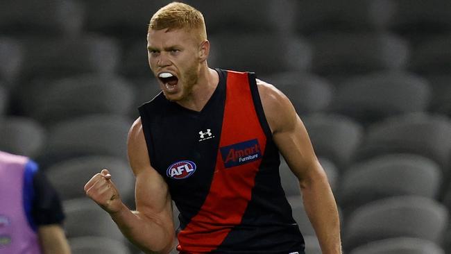 Peter Wright booted seven goals for the Bombers on the weekend. Picture: AFL Photos/Getty Images