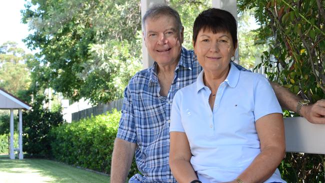 Ian and Lynn Sharpe have campaigned against the proposal for a cultural centre precinct at Thomas Jack Park. Photo Will Hunter / Dalby Herald