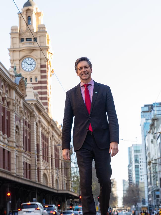 Melbourne Lord Mayor Nick Reece. Picture: Jason Edwards.