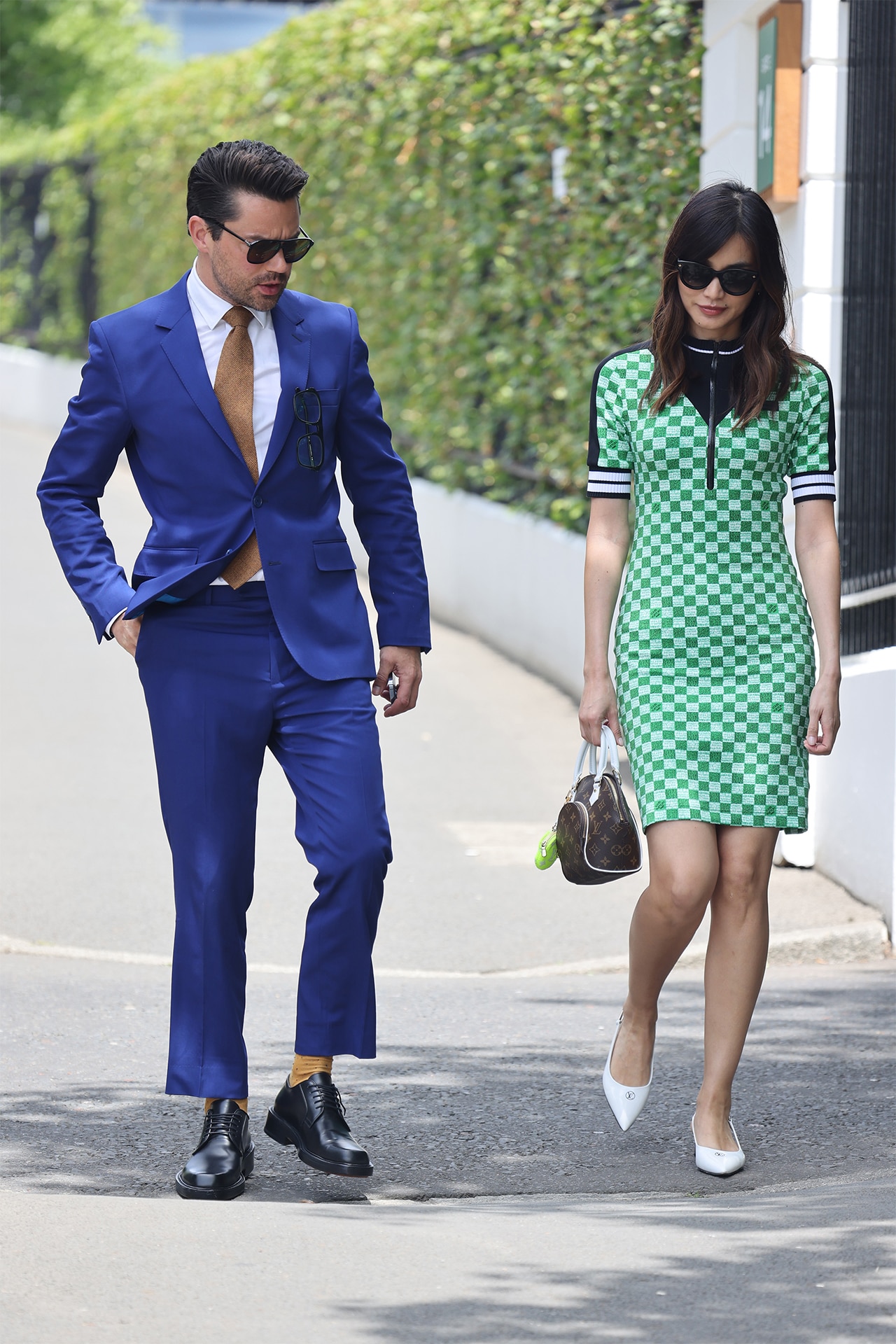 <p>Dominic Cooper and Gemma Chan</p>