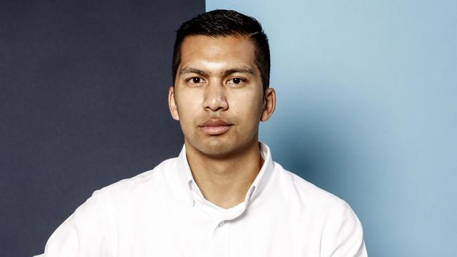 Law graduate Aron D’Souza, who hatched the plan to take down a gossip media empire. Picture: Julian Kingma