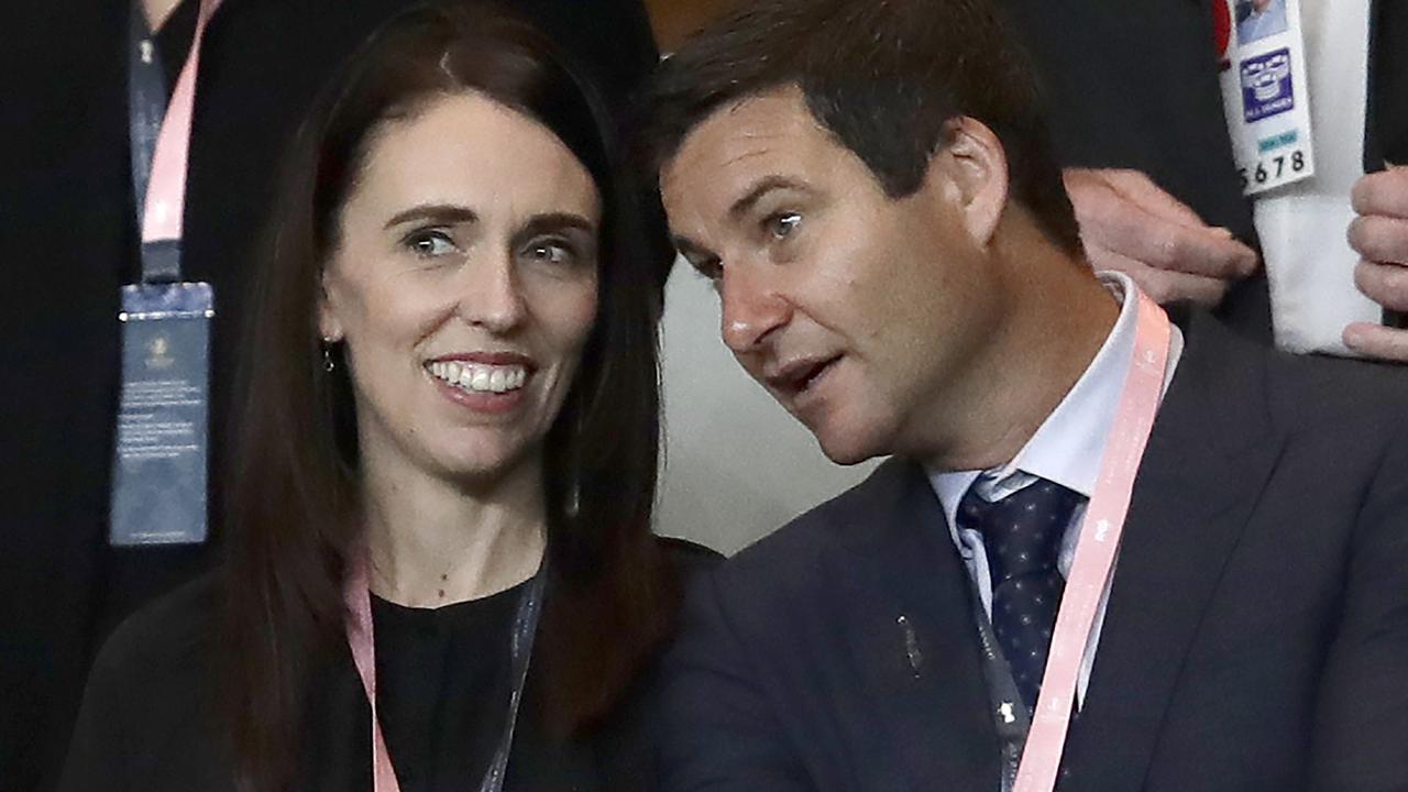 Ms Ardern’s fiance Clarke Gayford had tweeted about helping his partner dye her hair before this week’s uncomfortable interview. Picture: AP Photo.