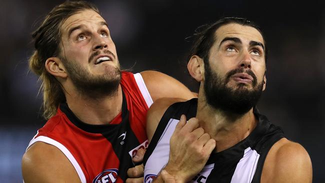 Brodie Grundy has been Collingwood’s best player, early doors. Picture: Michael Klein