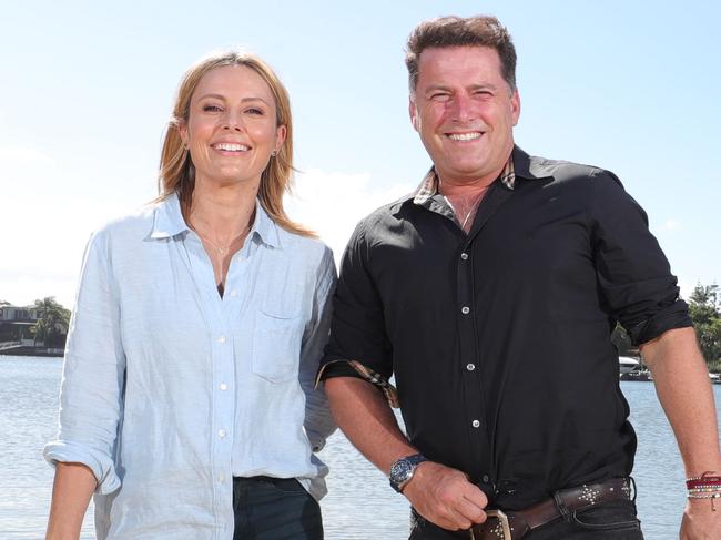 Today hosts Allison Langdon and Karl Stefanovic. Picture: Glenn Hampsaon