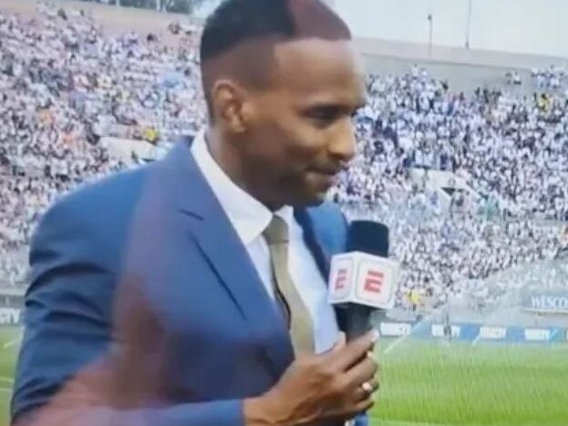 Shaka Hislop collapses live on air. Photo: Twitter