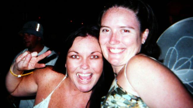 Schapelle Corby and Alyth Jeffers (nee McComb). Picture: Patrick Hamilton