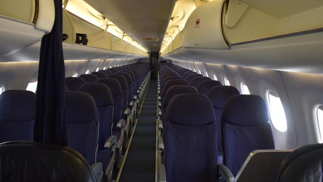 Inside the new Alliance Embraer E190.