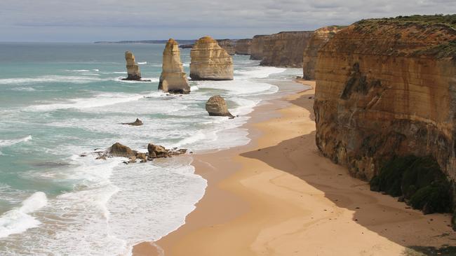 The 12 Apostles along the Great Ocean Rd.