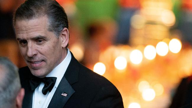 Hunter Biden at the official State Dinner in honour of India's Prime Minister Narendra Modi, at the White House. Picture: AFP.