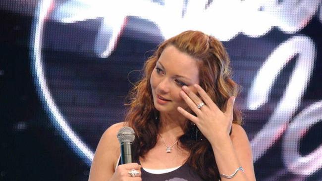 Ricki-Lee Coulter after being eliminated from Australian Idol.