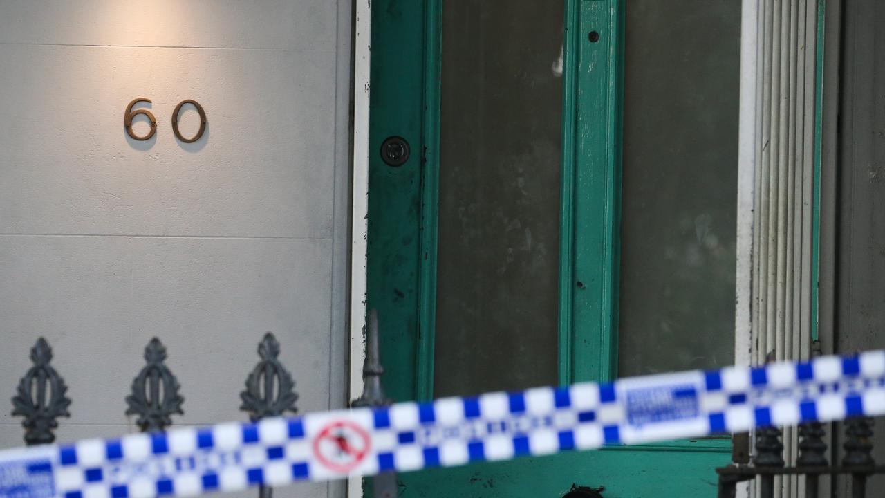 A view of Jessie Baird’s home in Paddington which is still under investigation by Police. Picture: NCA NewsWire / Gaye Gerard