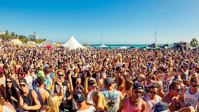 Partygoers enjoying a music festival. Picture: Contributed