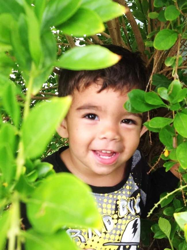 Supplied image of Barak Austral, 5. Barak died in the Ross River after going missing in February.