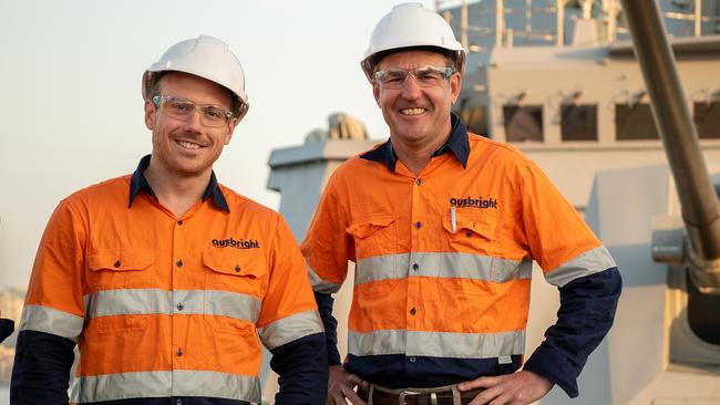 NSW Training Apprentice of the Year nominee Luke Curlewis (left) with his mentor Mark Ottaway.