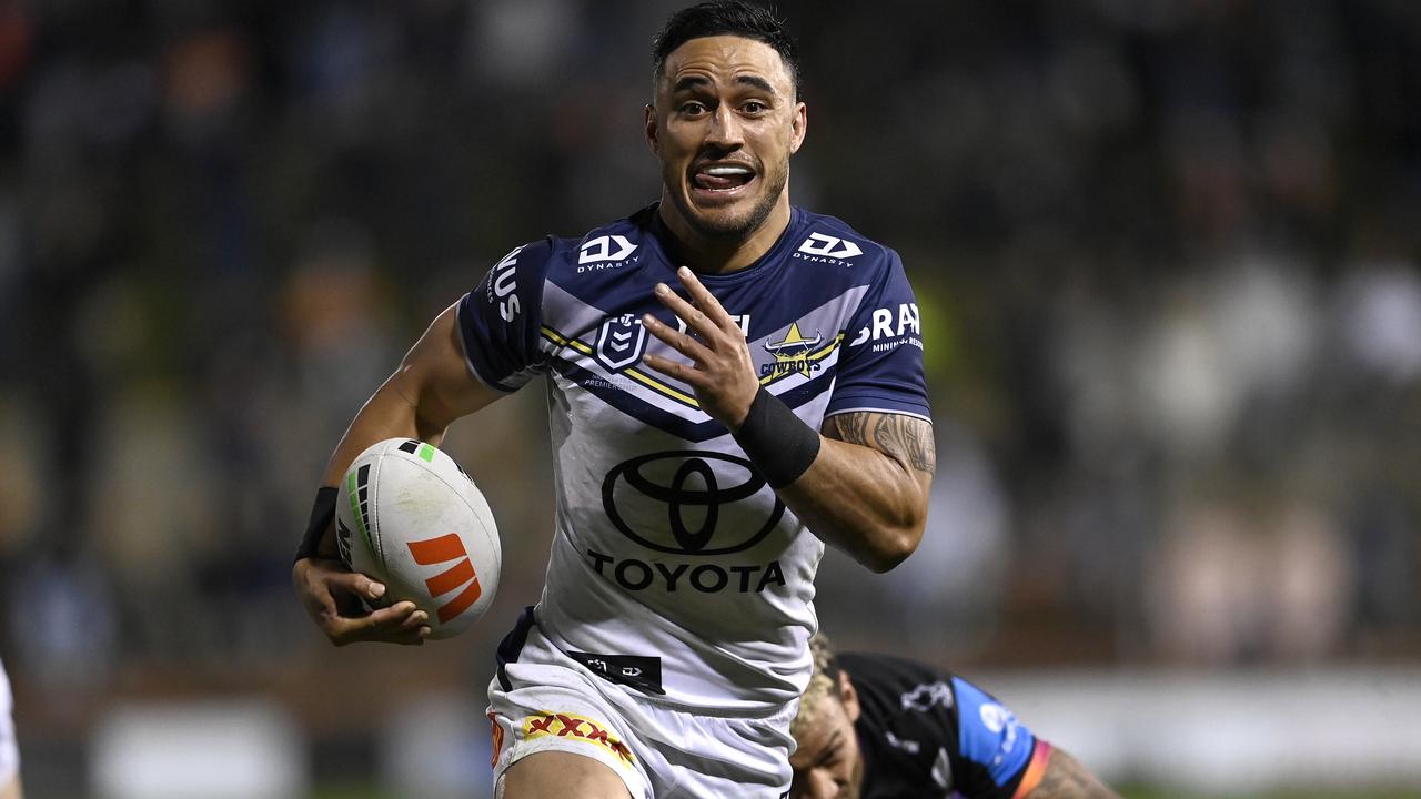 NRL 2024 RD22 Wests Tigers v North Queensland Cowboys - Valentine Holmes. Picture: NRL Photos