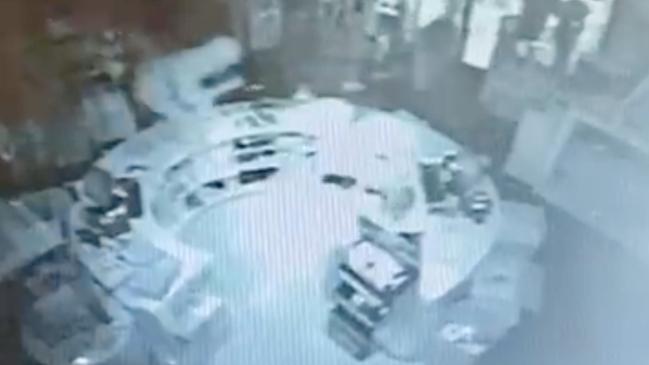 CCTV footage shows numerous people ransacking the Intersport sports store in Orange (see video above).