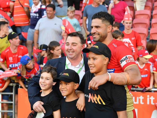 NRL:Roosters V Dolphins, Suncorp Stadium. Picture: Patrick Woods.