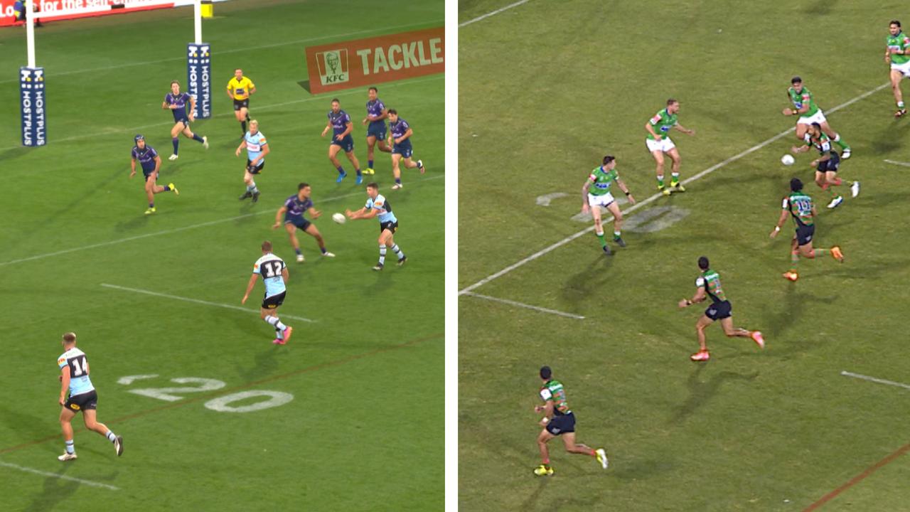 Chad Townsend was robbed for the exact same pass that Benji Marshall was praised for.