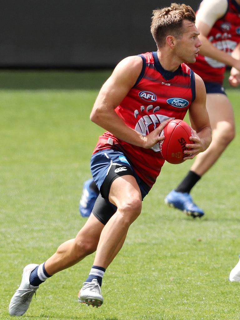 Shaun Higgins has hit the ground running at the Cats. Pic: Michael Klein