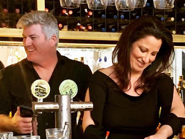 Ex-cricketer Stuart MacGill and partner Maria O'Meagher. Picture: Instagram.