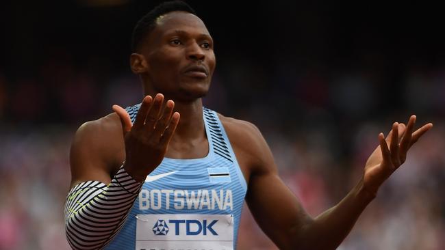 Botswana's Isaac Makwala was prevented from racing in the final of the men's 400m event at the 2017 IAAF World Championships.