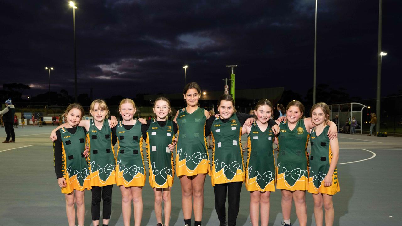 Leopold Lions under-11 netball team. Picture: Brad Fleet