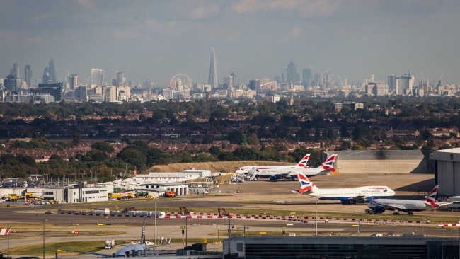 Flights into the United Kingdom from six African countries have been temporarily suspended after the discovery of the new coronavirus strain. Picture: Jack Taylor/Getty Images